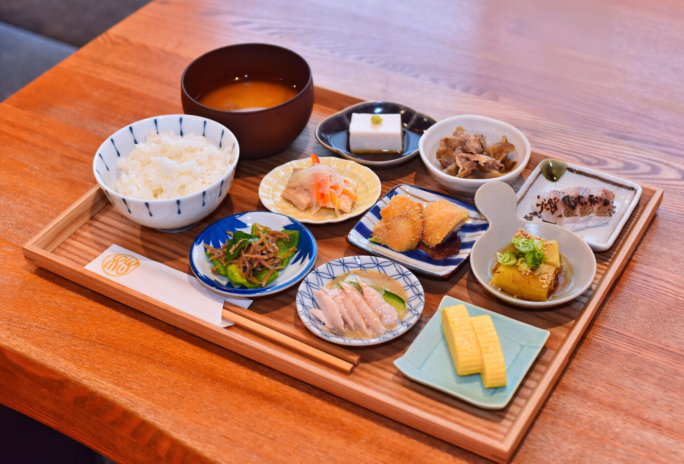 昼の豆皿定食