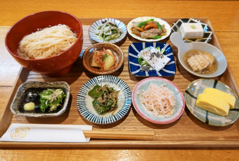 《夏季限定》豆皿と素麺のセット